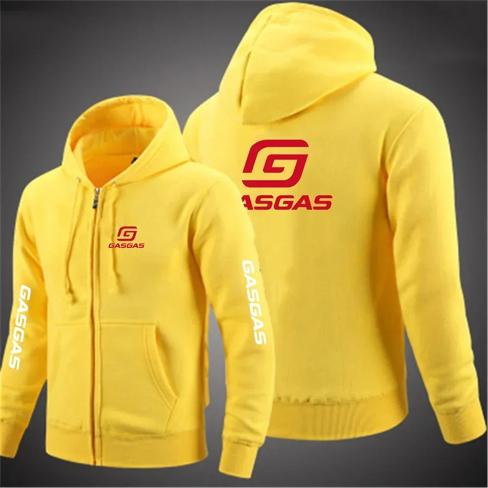thumbnail image 1 of Sudaderas con capucha de GasGas para hombre, sudadera cálida de lana para hombre, ropa de calle de moda, jerséis holgados y transpirables informales para hombre, capucha de marca, 1 of 5