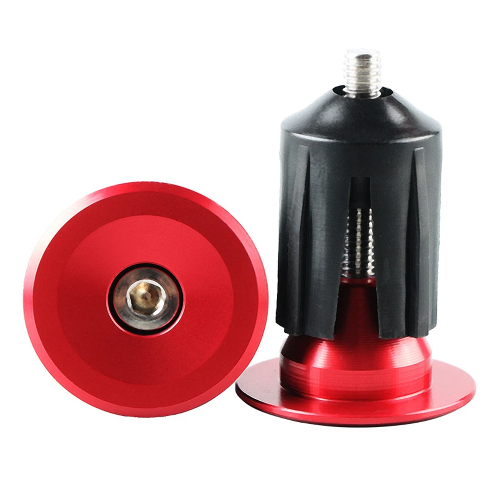 Colorful Handlebar End Plugs Alunimum Alloy Road Bike MTB Handle Bar End Cap Expansion Plugs 23.7MM Accessories Parts With Tools