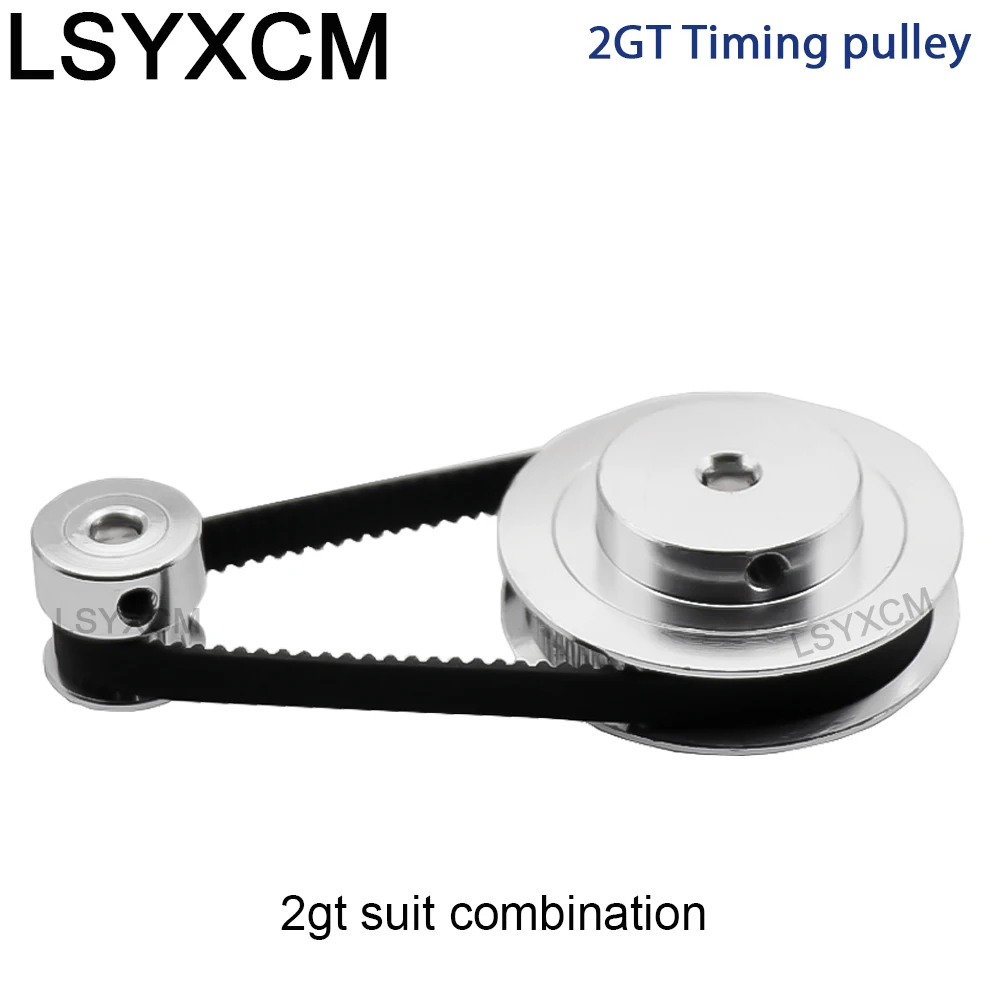 GT2 Timing Pulley Set 60 Teeth 20 Teeth 5mm/8mm Ratio 3:1/1:3 Belt Width 6mm 3D Printer DIY Accessories