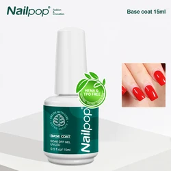 NAILPOP Nail - Prep Dehydrator & Primer Gel 15ml for Long - Lasting Manicures (Base Coat 15ml)