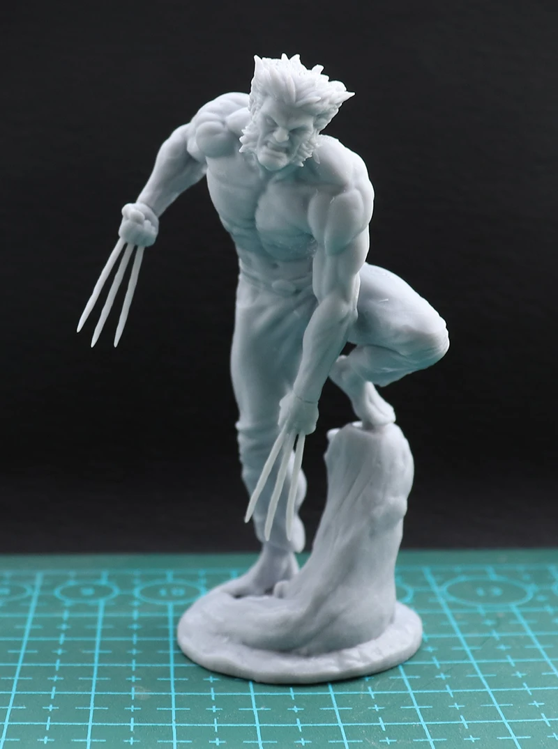 1/24 75mm 1/18 100mm Resin Model Kits Wolfman Figure Unpainted No Color RW-803