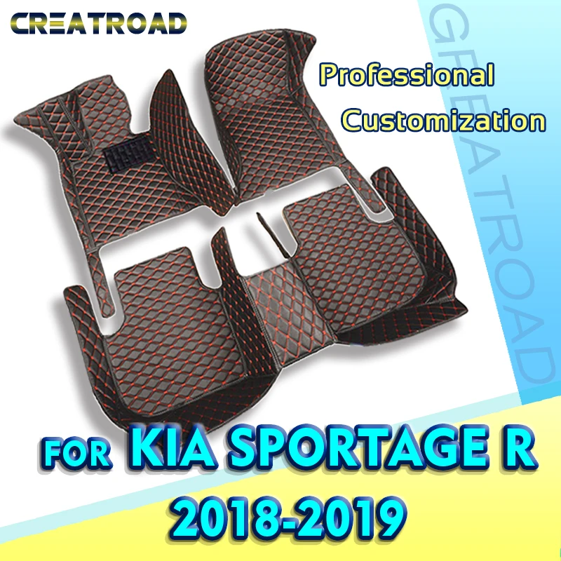 

Автомобильные коврики для Kia Sportage R 2018 2019, индивидуальные автомобильные подкладки для ног, аксессуары для интерьера