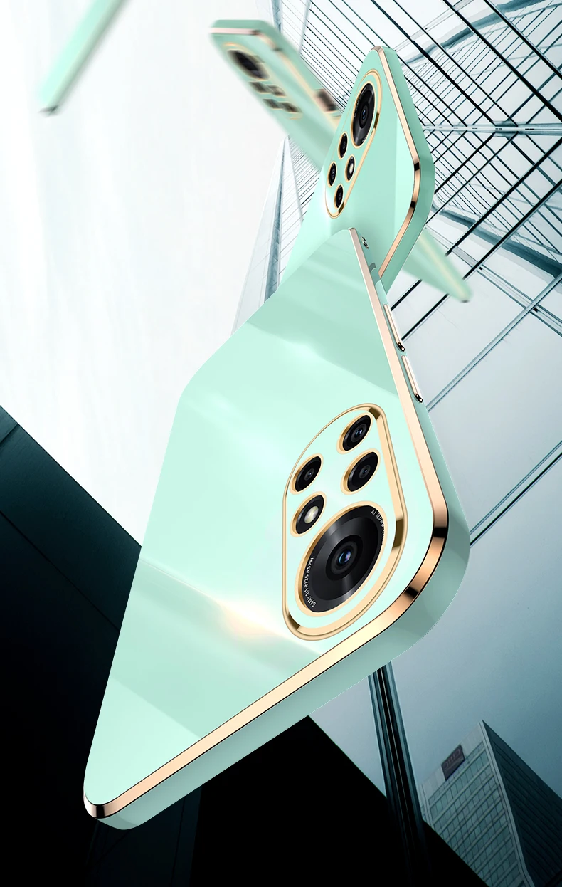 Bling Soft Shockproof Cover Square Luxury Plating Phone Case 3D Laser do Huawei P30 LITE P40 P50 PRO Nova 5T 8 8i 9 Pro_voghion.com