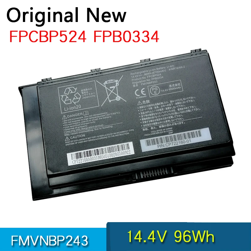 

Новый оригинальный аккумулятор FMVNBP243 FPB0334 FPCBP524 для Toshiba Цельсия H980C 14,4 В 96Wh