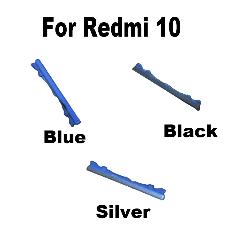 For Xiaomi Redmi 10 Prime Side Keys Power Volume Button Buttons Switch On Off Replacement Repair Parts phone switch key power volume control button