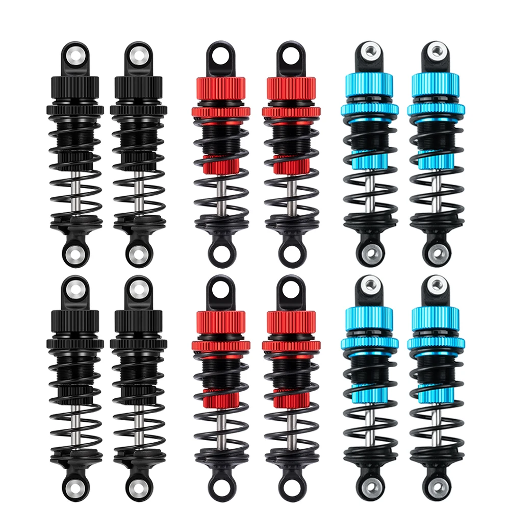 AXSPEED 4PCS Aluminium Stoßdämpfer Vorne Hinten Öl Dämpfer 55/62mm für Tamiya TT02 1/10 RC Modell Drift Auto Zubehör – Detail 2