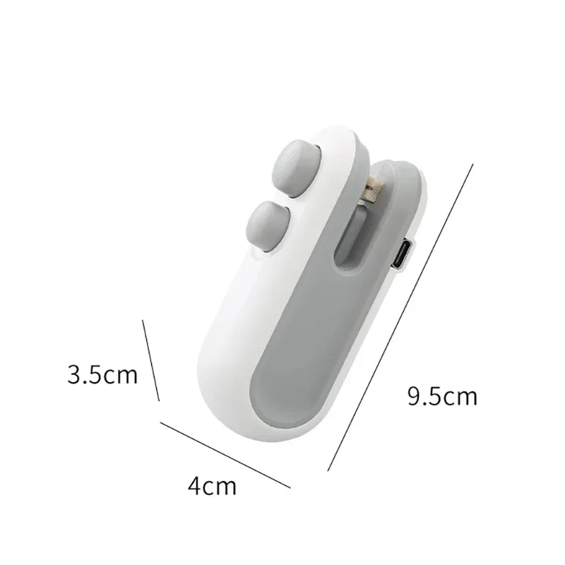 Portable Mini Sealer 2 in 1 Heat Sealer For Snacks Home use rechargeable sealer Vacuum Snacks plastic bag heat sealer mini sealer plastic bag sealer