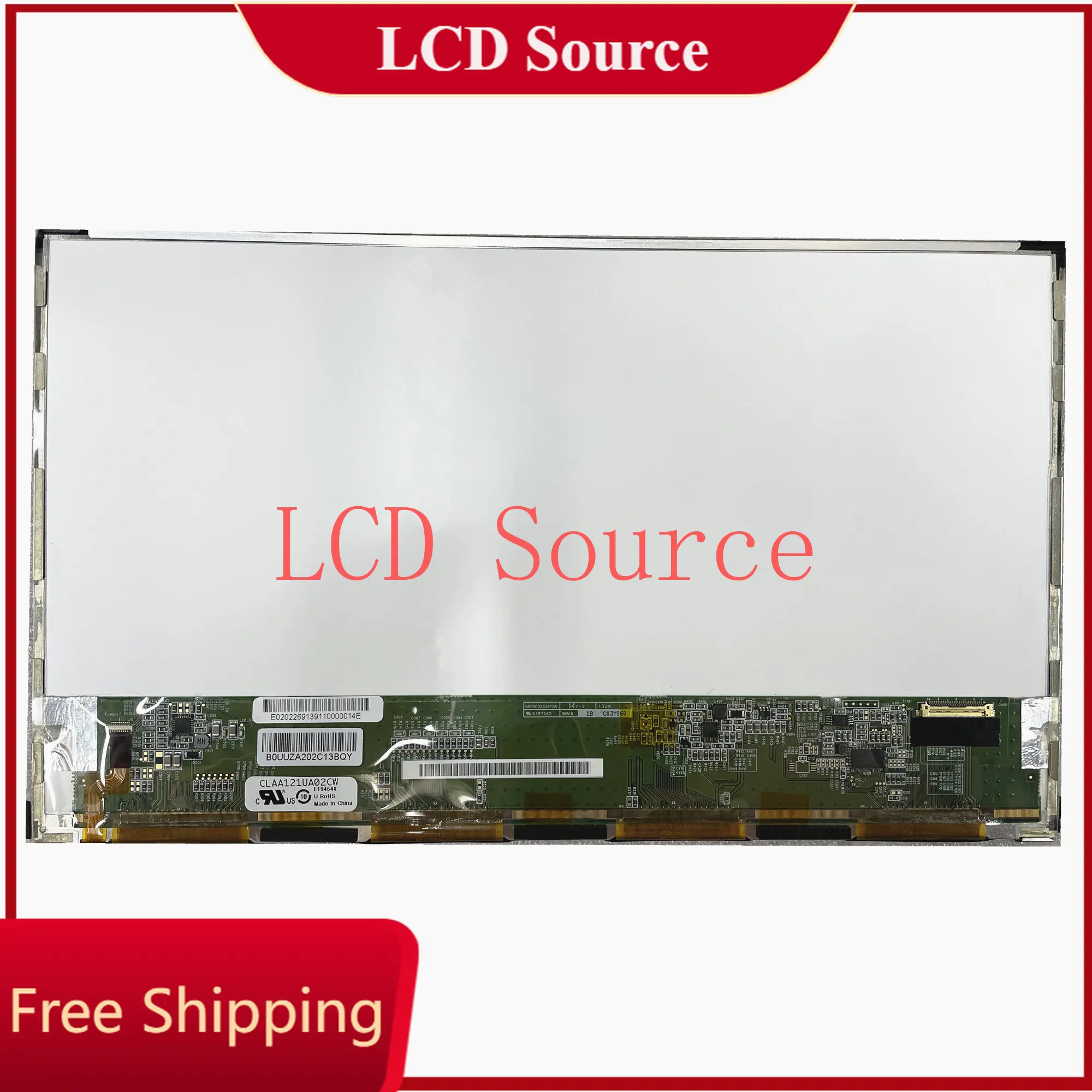 

CLAA121UA02CW 12.1 -inch CLAA121UA02CW 1600 * 900 30 small needle mouth LED high screen resolution LCD screen