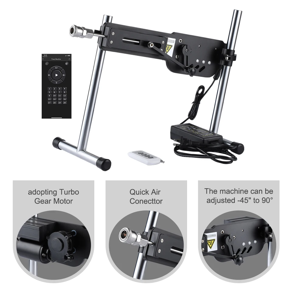 VAZEEK Sex Machine Women Wireless Mute Masturbation Machine Dildo Vac-U-Lock Attachment 70W Power Sex Toys Man sex toy