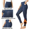Sports Women's Fleece Lined Bootcut Horse Riding Pants Winter Full Seat Riding Tights with Pockets Equestrian Breeches 1