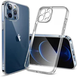 Ultra Thin Clear Transparent Soft TPU Phone Case with Clear Back Cover - iPhone 14 Plus (Clear)