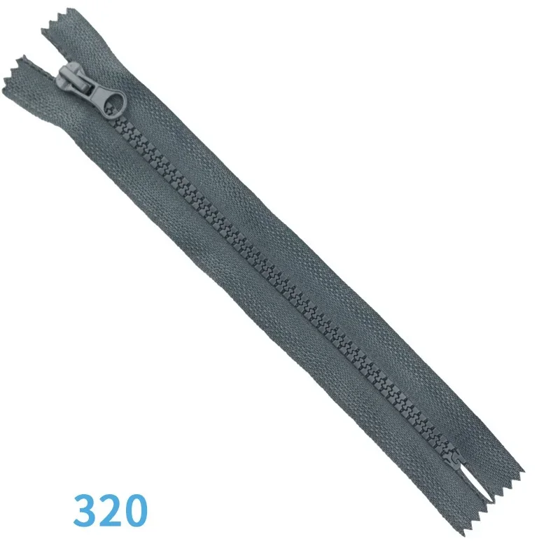 Durable Resin Zipper for Crafting and Sewing Projects, 2-Pack