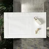Thicken White Floor Towel For Hotel Home,Foot Bathroom Mat,High Quality 100%Cotton Non-slip Water Uptake Bathtub Towels 50*80cm 5