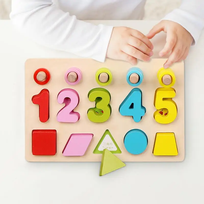 Color Matching Block Toy Color Recognition Puzzle Board Educational Toddler Sensory Game Preschool Training Activity For