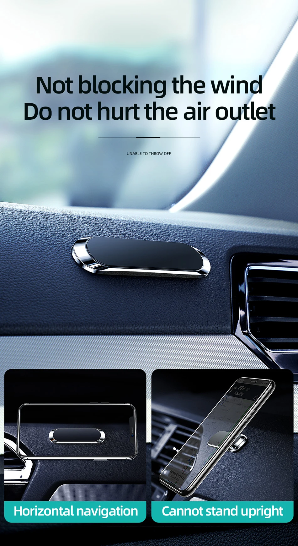 Joyroom Magnetic Car Phone Holder Universal Paste Holder Stand For iPhone Samsung Xiaomi Huawei phone Holder Stand Car Mount phone stand holder