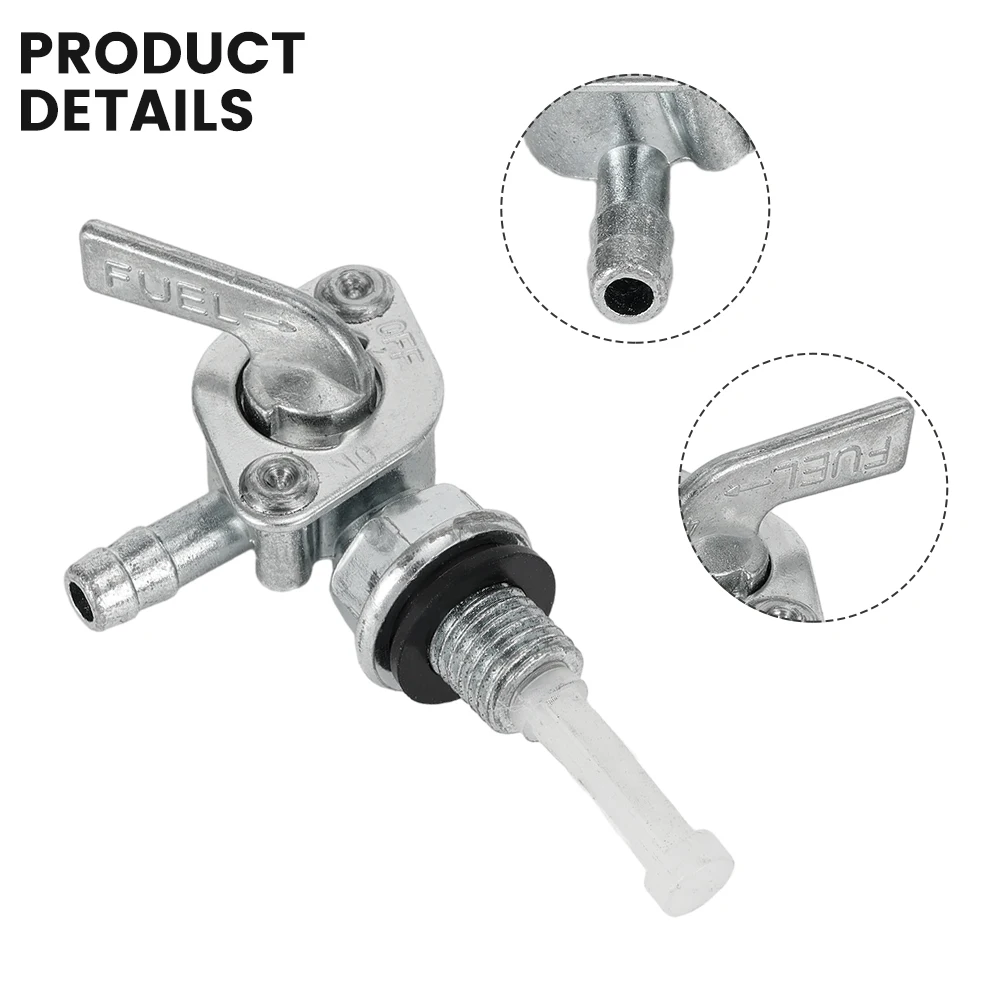 

Brand New High Quality Switch Valve Fuel Parts Replacement Shut Off 1/4inch Hose Stainless Steel 1PCS Accessories