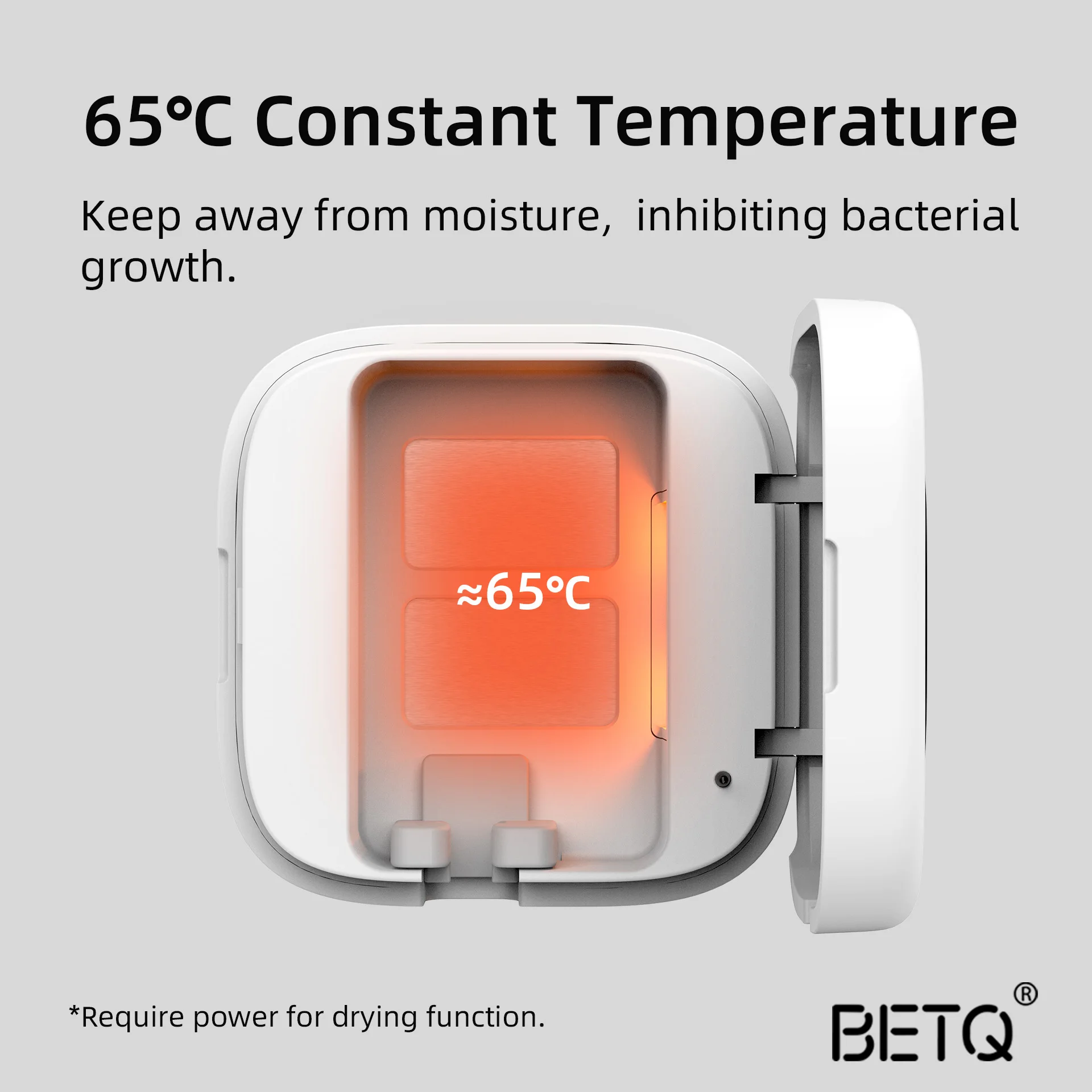 Portable Toothbrush Sterilizer Rechargeable Mini Smart Ultraviolet Disinfection Toothbrush Holder Magnetic Adsorption Holder