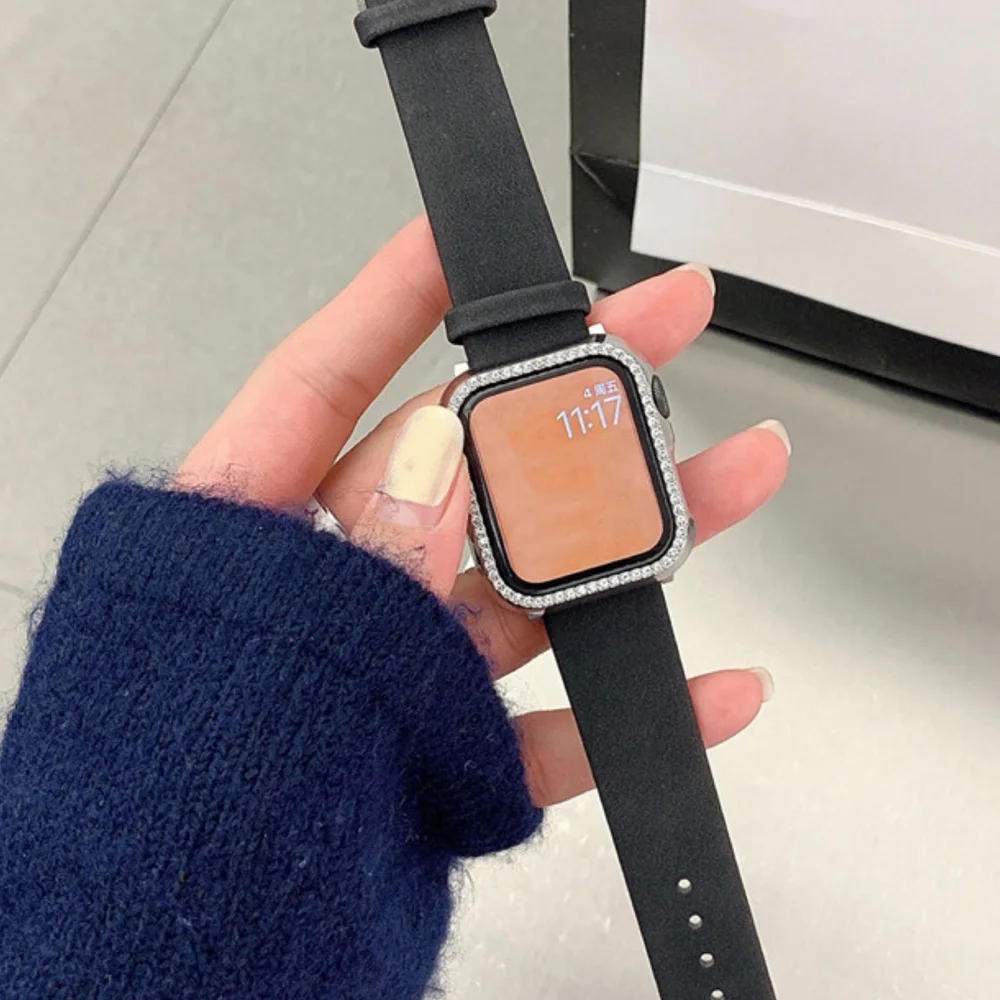 Luxe Bling Glass+Diamond Case with Screen Protector