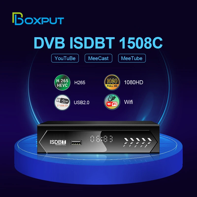 Satellite Receiver Dvb Isdbt Fullhd 1080p Tv Settop Box Built In Wifi