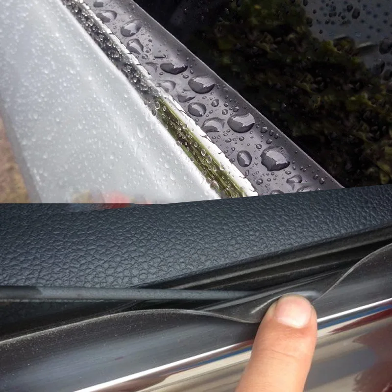 15/20mm Auto Fenster Abdichtung Streifen Wasserdichte Weathers Auto Gummi Seite Fenster Füllstoff Noise Isolierung Gute Externe Zubehör – Detail 15