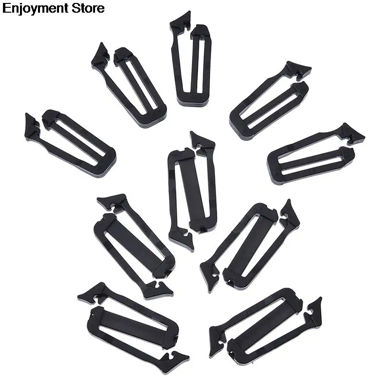 Carabiner Clips Backpack Clips 5pcs Backpack Accessories Molle Webbing Buckle Strap Belt End Clip