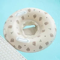 Infant Float Seat with Steering Wheel Inflatable Swimming Float For Baby Kids Pool Swimming Circle For Beach Summer Toys 1