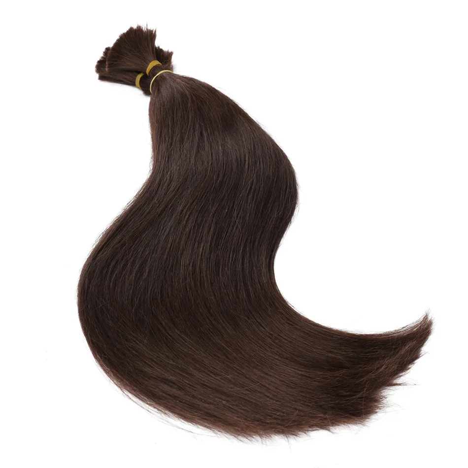 Straight Human Hair Bulk For Braiding No Weft Natural Vietnam Remy 100% Human Hair Extensions 50g