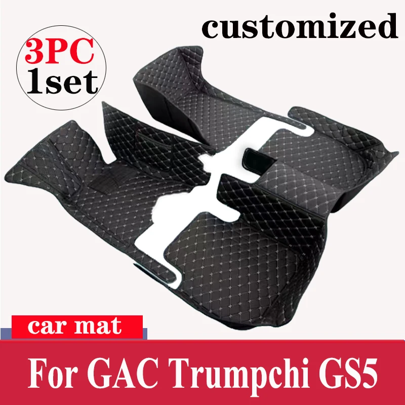 

Car Floor Mats For GAC Trumpchi GS5 2019 2020 Custom Auto Foot Pads Automobile Carpet Cover Interior Accessories
