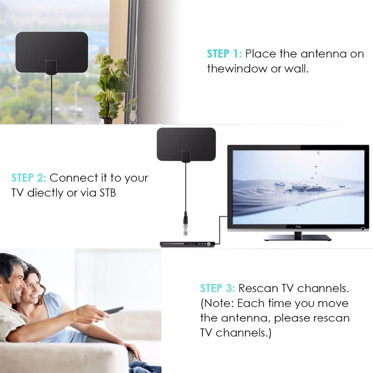 DVB-T2 TV ׳ ̴ ǳ HD  ׳,   ̱ HDTV ׳, 174-240MHz, 470-862MHz, 3 跮