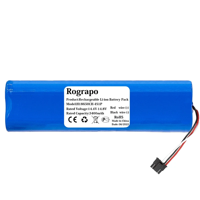 Bateria do Robô para Cocotec Conga 3290 3390 3490 3590 3690 3790 3890 Aspirador de pó Robótico Novo 14.8v 3400mah - Image 3