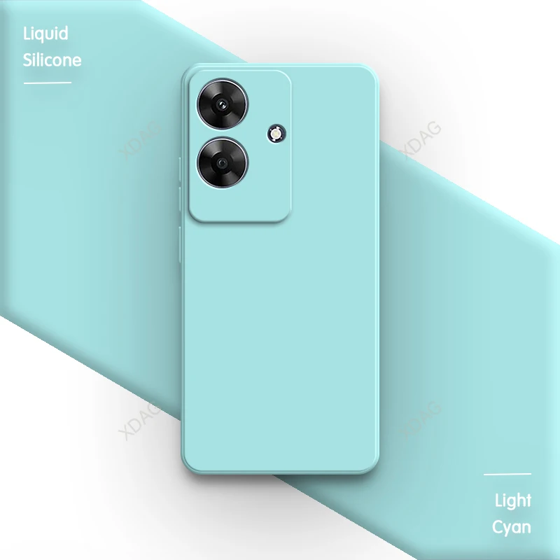Soft Silicone Solid Color Phone Case - Basic Original Back Cover