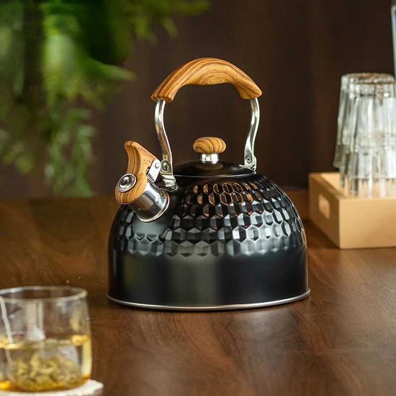 

Чайник из нержавеющей стали со свистком, 2,5 литров, с плоским дном