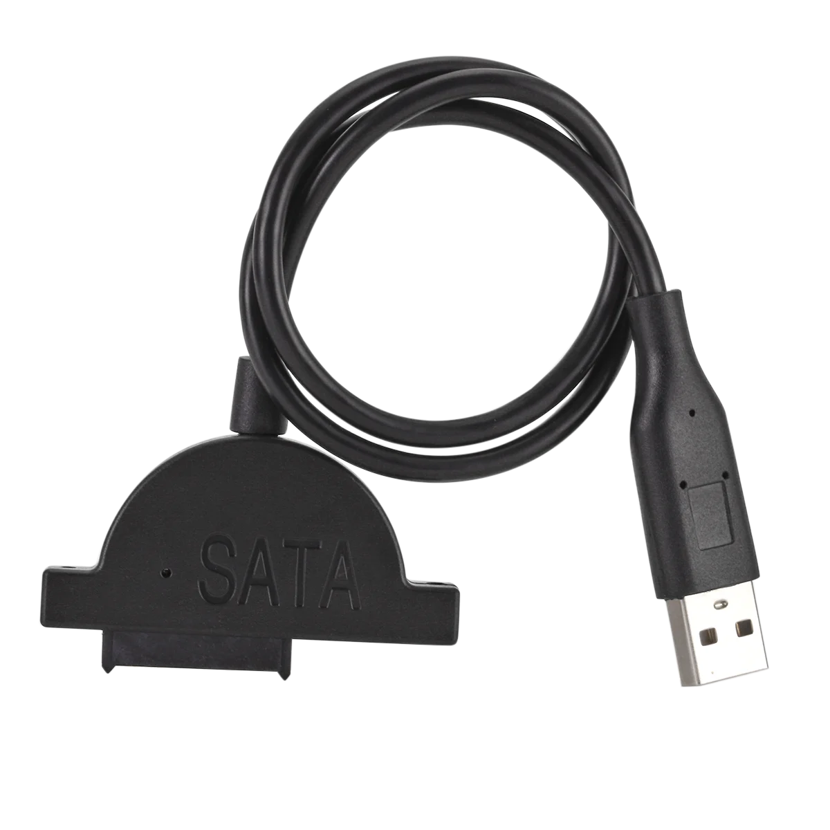 PzzPss USB 2.0 to Mini Sata II 7+6 13Pin Adapter For Laptop CD/DVD ROM Slimline
