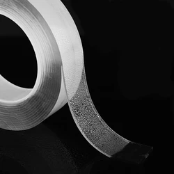 Multi - Length Transparent Nano Double - Sided Acrylic Tape - Scratch - Free, High - Adhesive, Waterproof Hook Tape (30mmx 1m)