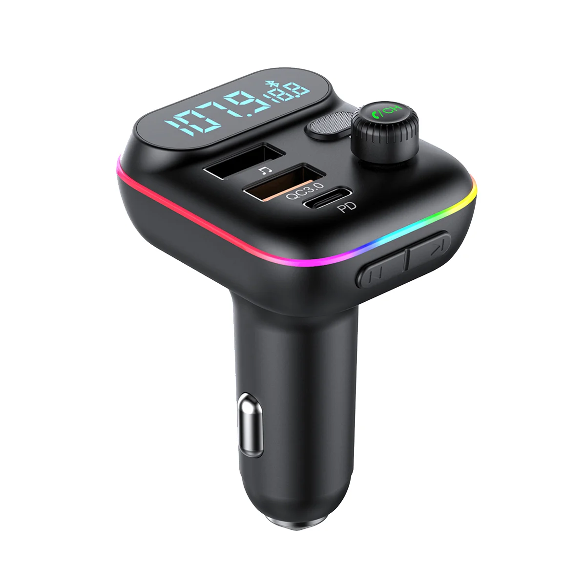 

Автомобильный Bluetooth MP3-плеер T70, FM-передатчик, универсальное зарядное устройство USB