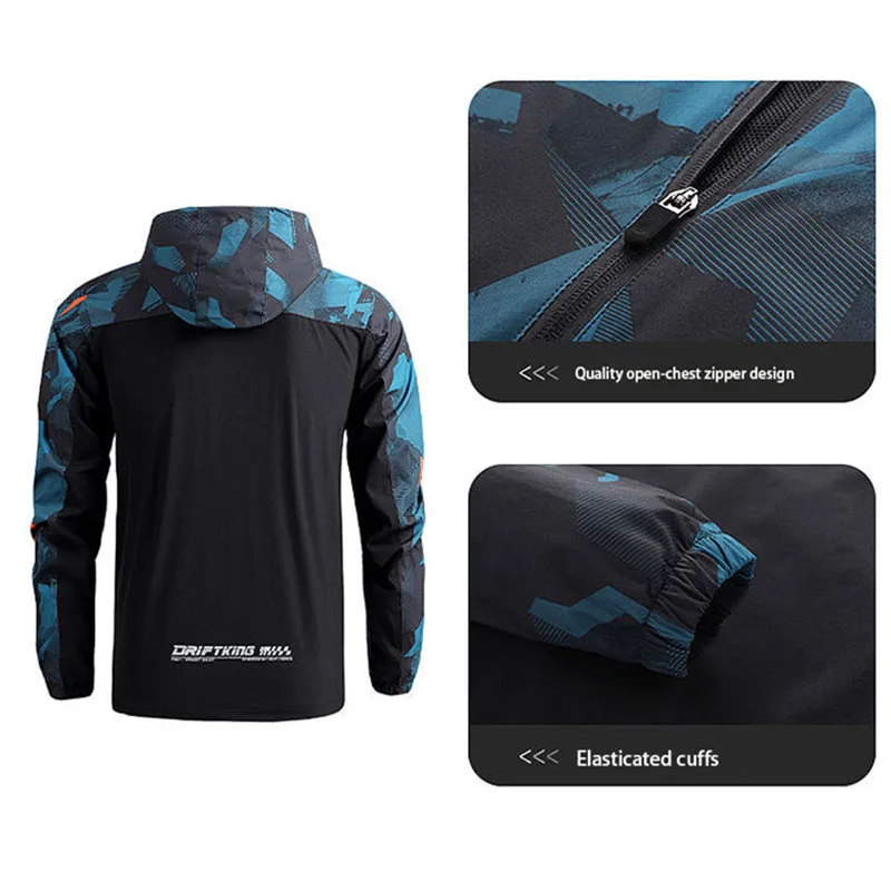 FOXMTB Motorcycle Windbreaker Waterproof MTB Cycling Rain Jacket Mens Mountain Bike Clothing Cycle Coat Chamarra Ciclismo Hombre