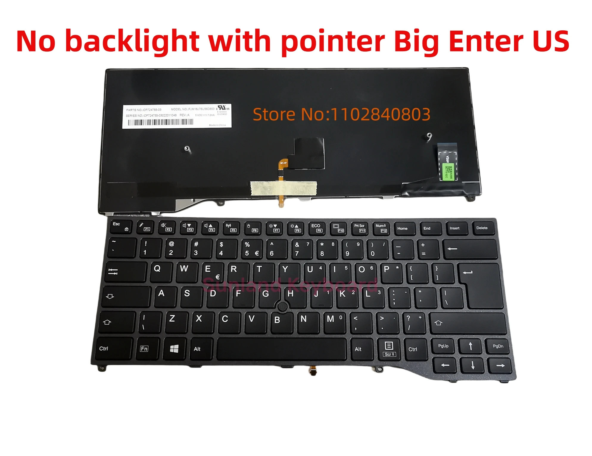 Backlit Keyboard For Fujitsu Lifebook U747 U748 U749 E548 E549 E4411 E5410 E5411 laptop keyboard