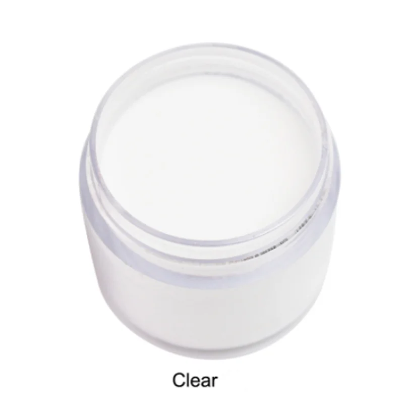 10g/Bottle 3-Base-Colors Professional Acrylic Dipping Powder Clear/White/Deep Pink Manicure DIY Convenient Nail DIPPOWDER #FA46#