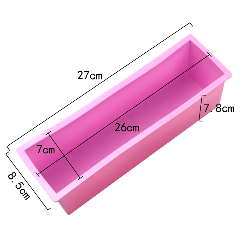 Soap Making Tools Wood Cutting Box Silicone Soap Mould