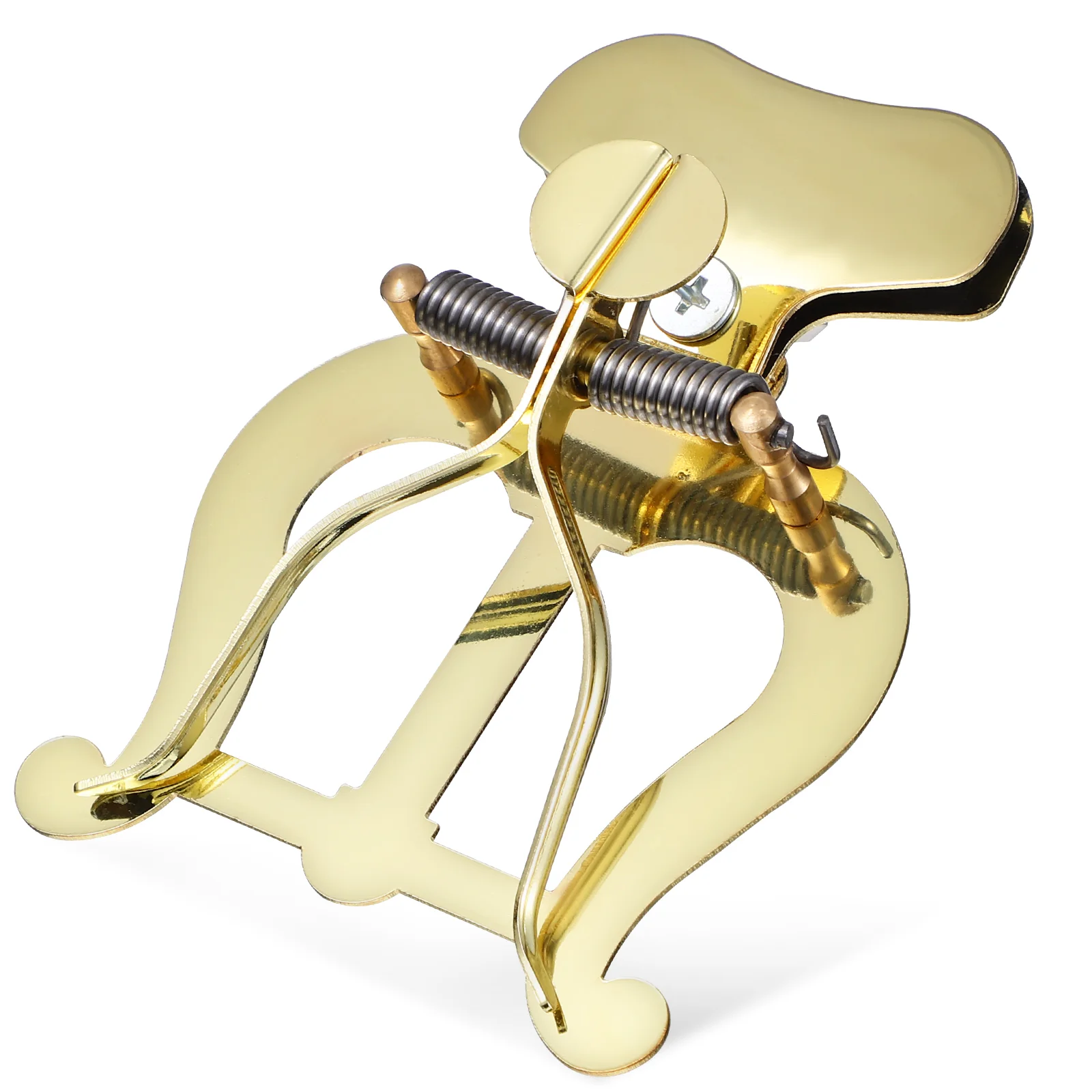 

Trumpet Marching Lyre Clamp-On Trumpet Music Clip Trombone Music Lyre Clip Music Book Clip Page Holder Gold Chrome Music Score