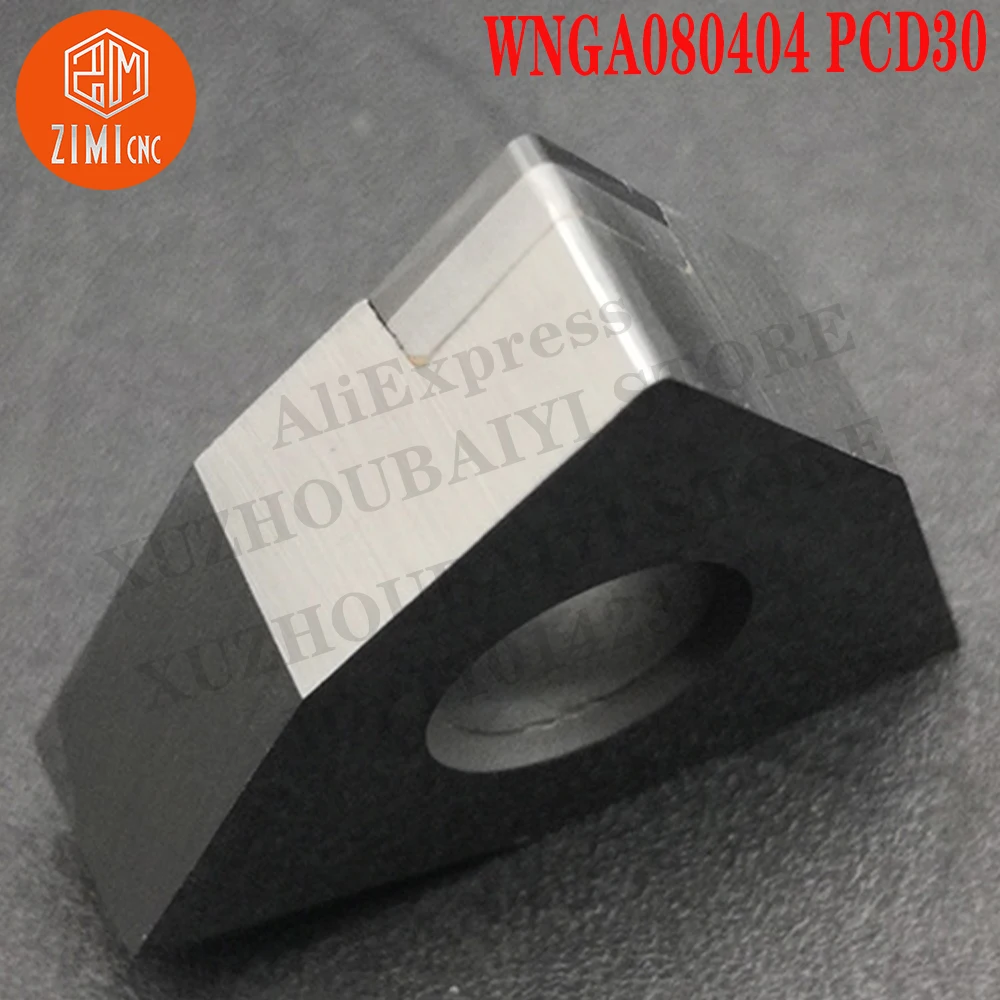 

WNGA080404 PCD30 ВНГА 080404 Твердосплавные вставки Токарные пластины Твердосплавные вставки механический токарный станок по металлу инструменты с ЧПУ режущий инструмент ВНГА