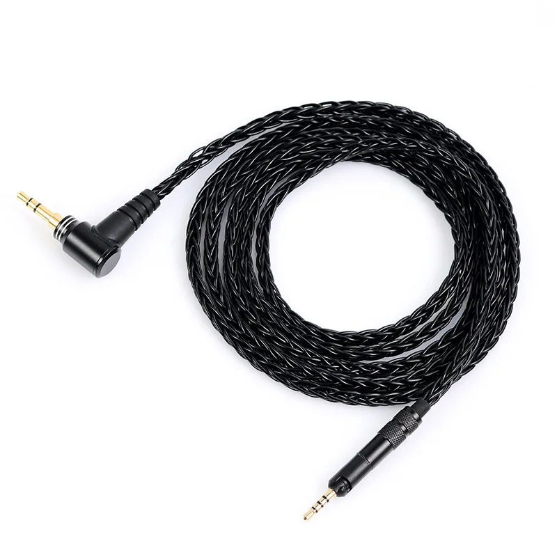 3.5mm or 4.4mm balanced headphone cables for ATH-M50x M40x M70x Sennheiser HD598 HD598se HD400pro HD560S HD599 Audio Cable