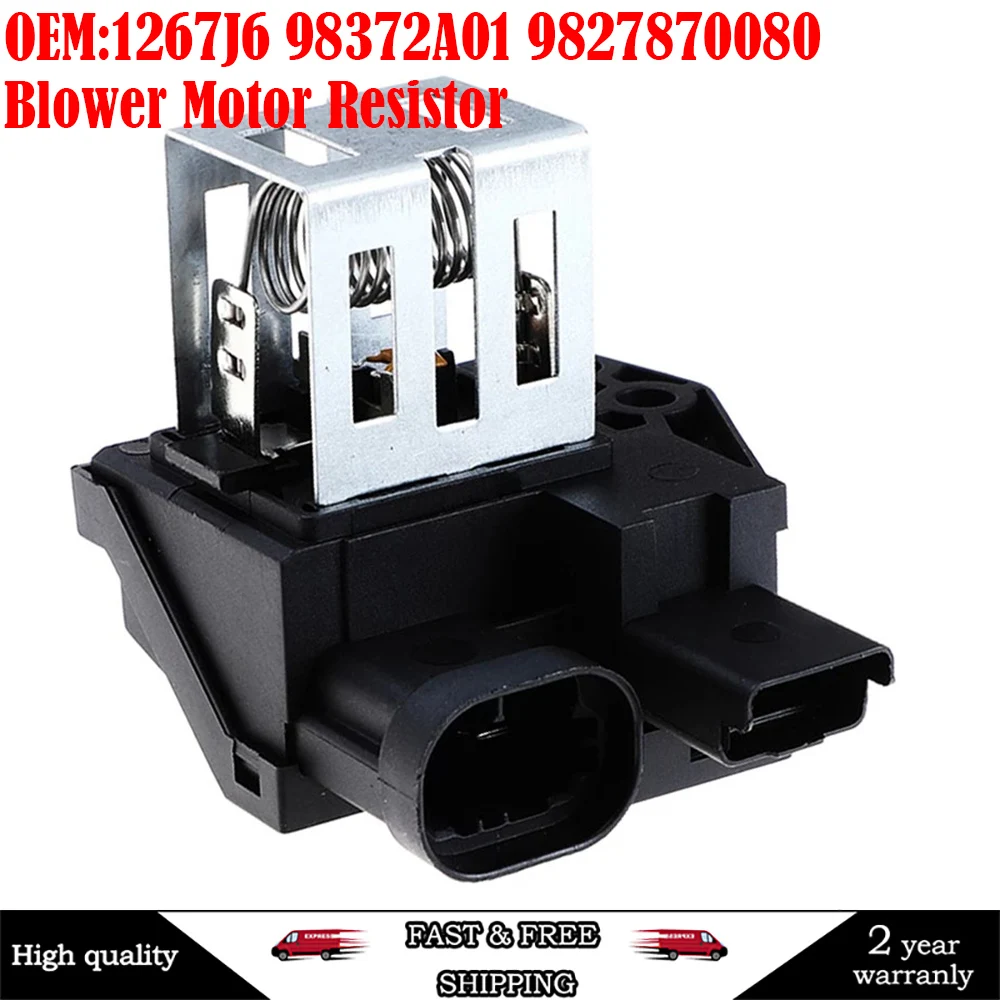 1267J6 98372A0 1 Ventilatore Motor Resistor Misura Per Peugeot 1007 207 208 301 301 407 508 2008 Citroen C2 C3 C4 C5 Ds3 9663558880