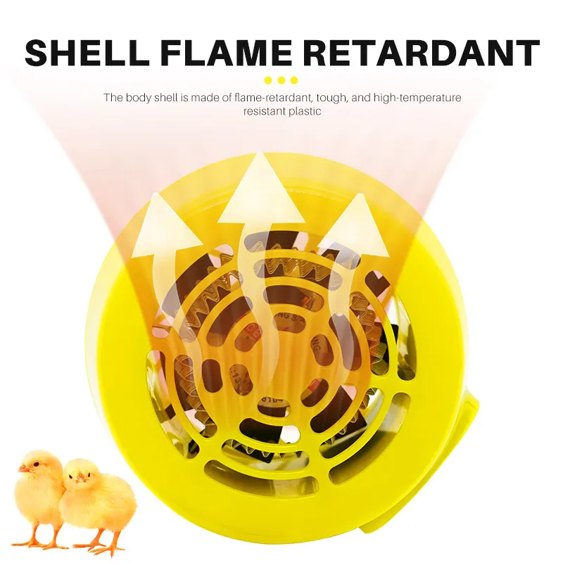 220v 150w neue Heiz lampe Thermostat Temperatur regler Heizung Nutztier warmes Licht für Huhn Ferkel Hund Haustier – Detail 4
