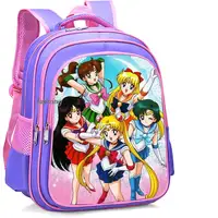 Backpack Cosplay Sailor Moon Children's Schoolbag Primary School Grades 1-6 Boys and Girls Backpack Bookbag Mochilas Gift