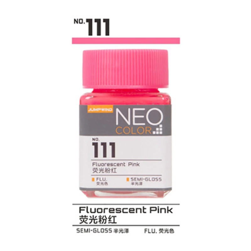 【Top-rated】 JUMPWIND NEO111-118 model paint paint Colour Spray Nitro paint Fluorescent color series Colors Painting 18ml 11