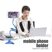 Universal Lazy Bracket Mobile Phone Holder Gooseneck Stand Stents Flexible Bed Desk Table Clip Bracket for Smartphone Holder - Image 6