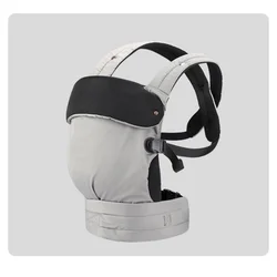 Cozy Adjustable Baby Wrap Carrier for Newborns to Toddlers - Soft, Breathable Fabric (Gray)