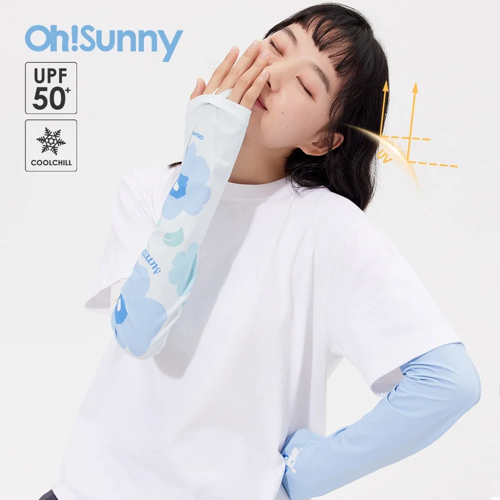 ohsunny-uv-sleeves-for-women-outdoor-print-traspirante-estensibile-anti-uv-upf50-protezione-solare-copertura-del-braccio-coolchill-ciclismo