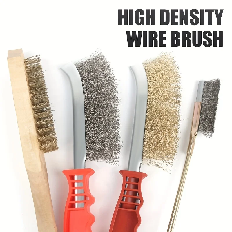 Wire Brush 1pc Steel Wire Wheel Polishing Steel Wire Brush Abrasive Roller Brush for Wood Metal De-rusting Grinding Polishing
